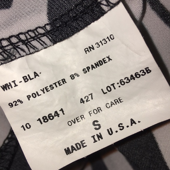 BCX Black White Halter Top - Picture 3 of 4